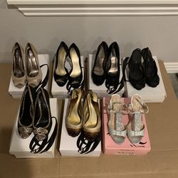 7 Pairs Of Open Toe Shoes