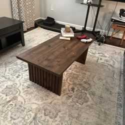 Barely Used Coffee Table + Matching Dining Table – $125 for BOTH (80% Off)