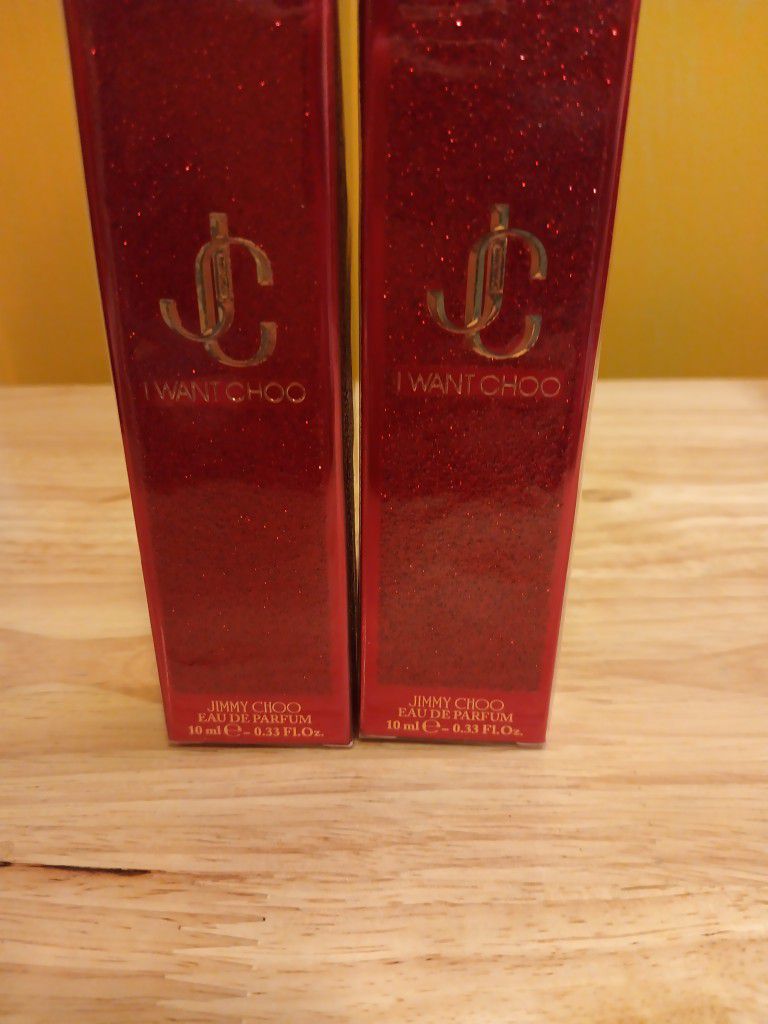 Jimmy Choo Authentic Brand New I Want Choo 10 Ml Concentrated Parfum Sprays $16 Each Firm