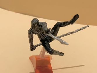 Spider-Man 3 Titanium Die Cast display figures Black Suited Spider-Man Symbiote suit