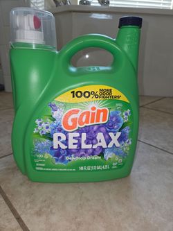 Gain Relax Dewdrop Dream Liquid Detergent 144 fl oz
