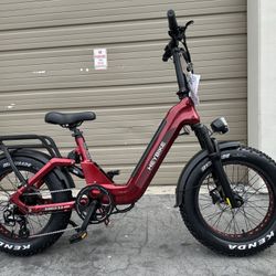 HEYBIKE Ranger 3.0 Pro Dual Suspension Torque Sensor 1200 Watt Peak Electric Bike In Red