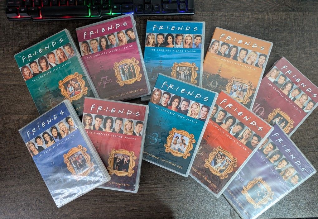 Friends DVDs: COMPLETE SEASONS 1-10 WITH EXCLUSIVE FOOTAGE