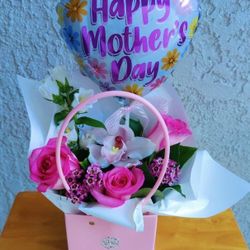 Mother's Day Flowers Flores Rosas Bouquet 