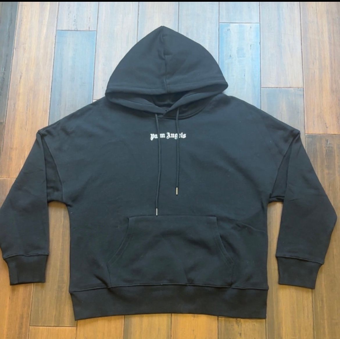 Palm Angels Black Logo Hoodie