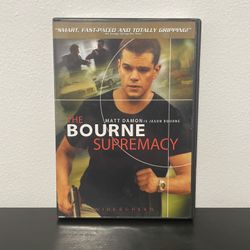 The Bourne Supremacy DVD Movie Matt Damon Julia Stiles Widescreen 2004
