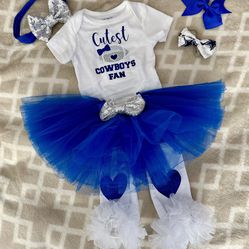 COWBOYS Baby Girl Outfit 