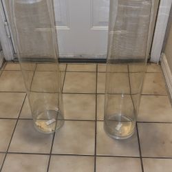 Tall Glass Vases 