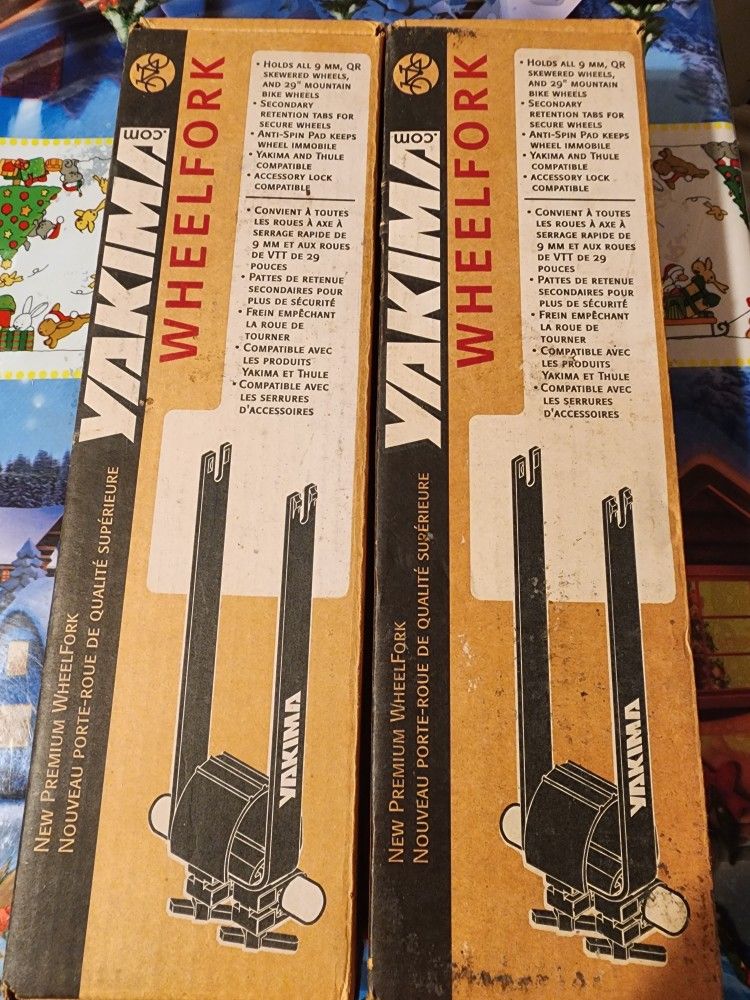 Yakima Wheel Fork Holder Rooftop New