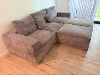 Couch Sectional Cloud Boneless Sofa