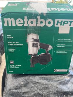 Coil nailer metabo 1-3/4 $180