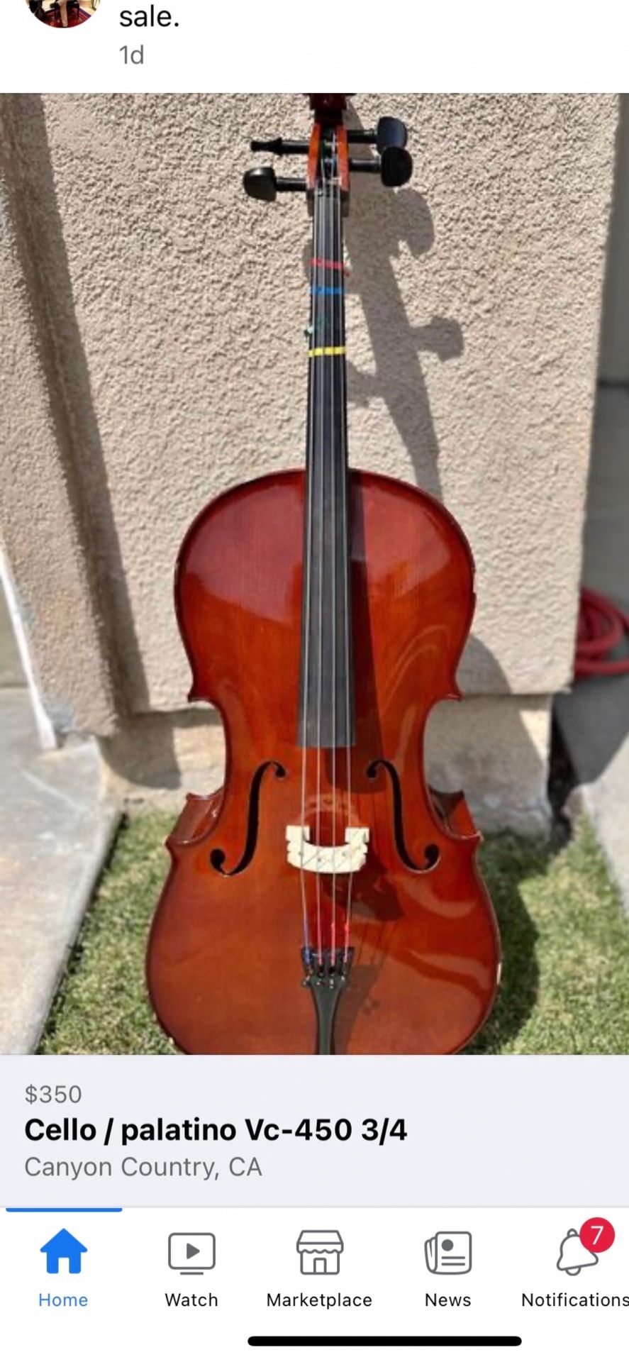 Cello /palatino BC-450-3/4