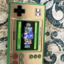 nintendo game and watch legend of zelda with headphone jack Modded