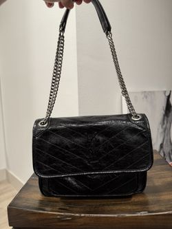 Used Saint Laurent Leather Niki Medium