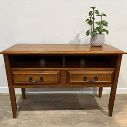 ENGAGING Console - media stand - two drawers - peripheral storage - delivery available