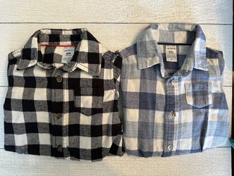 Baby Boy Flannel Onesies