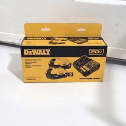 DEWALT 20 VT MAX 2 BATTERS 5.0 AND CHARGER SET NEW 
