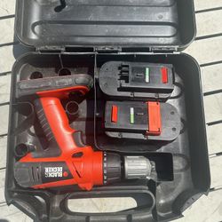 Black & Decker 18v cordless drill