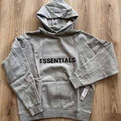 Essentials Front Logo Heather Oat
