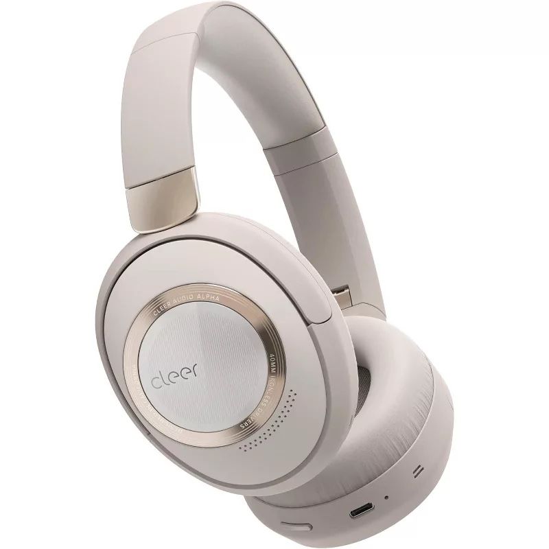 Cleer Audio Alpha Adaptive Active Noise Canceling Bluetooth Headphones, Dual-Microphone, Touch Control