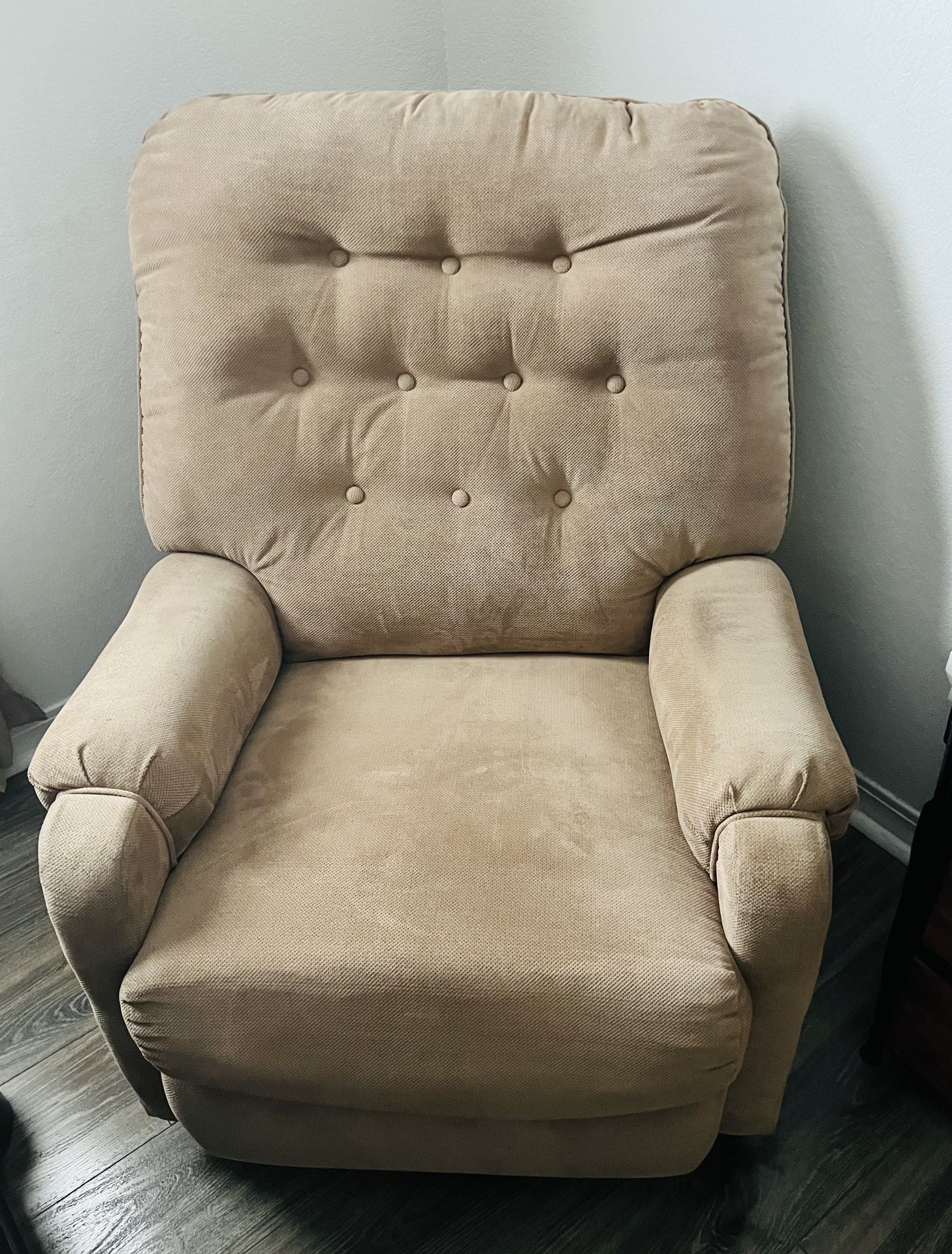 Beige Recliner Chair