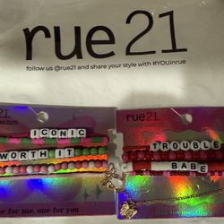 Rue 21 Friendship Bracelets  2 Pk/one For Me One For You