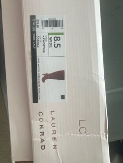 Brand New Lauren Conrad Boots 8.5 wide Brown