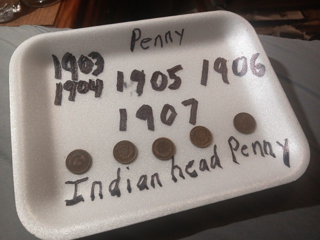 5 Indian Head Penny