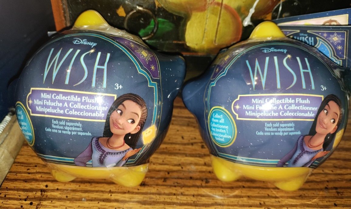 DISNEY WISH collectible plush mini toy! New! $5 Each!