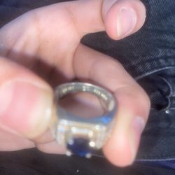 Silver Mossiante Ring 9