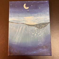 Underwater Night Painting 