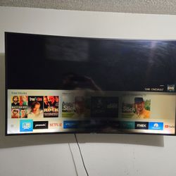 55 Inch Samsung Smart TV Curved OBO
