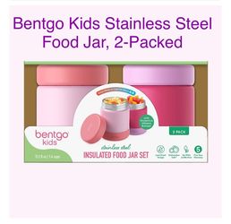 Bentgo Kids Stainless Steel Food Jar, 2-Pack