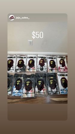 Bape shirts brand new