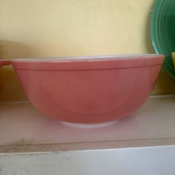 Vintage Pyrex 404 Pink 4 Quart Bowl – Hardest to Find in Set – 10” Diameter