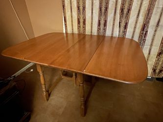 Real Wood Foldable Table