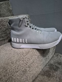 NOBULL Outwork High Top Trainer Superfabric Gray CrossFit Athletic Shoes Mens 12
