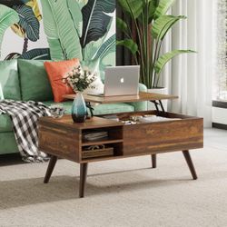 Wood Lift Top Coffee Table 