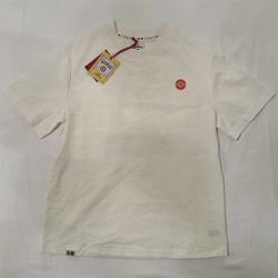 Pokémon x Target Charizard Adult Trainer Shirt Cream Men's Short Sleeve Size S