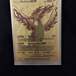 Gold Pokémon Card Bundle – VMAX, GX, Legendary – Pikachu, Moltres, Lapras  
2. Pokémon Gold Foil Lot – Pikachu VMAX, Moltres GX, Zamazenta V, Lapras V