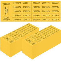 1000 Sheets 25 Bid Raffle Ticket Sheets Chinese Auction Tickets Numbers For Basket Events And Silent Auctions (Yellow)