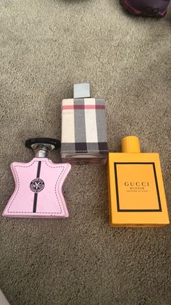 Women’s fragrance’s Gucci, Burberry, Bond