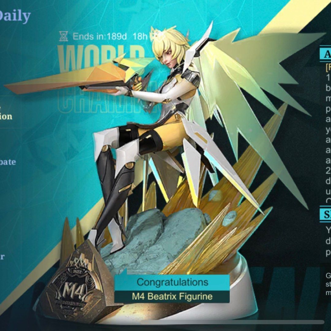 MOBILE LEGENDS BEATRIX フィギュア Mobile Legends M4 Beatrix Stellar Brilliance Statue Figurine