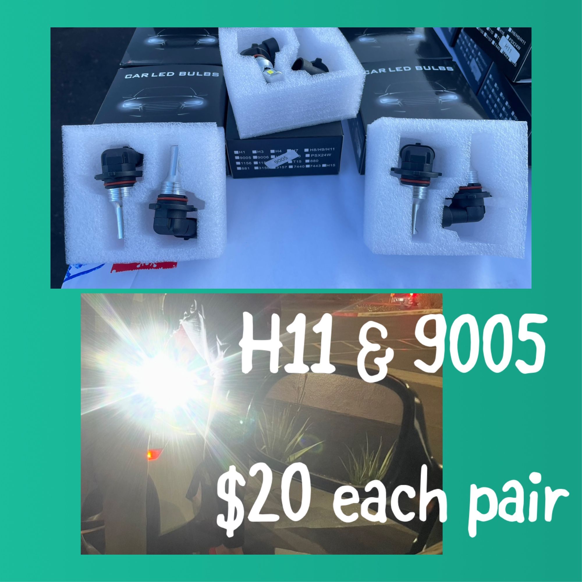 9005 And H11 Led Headlight ❌❌❌ Nuevas Luces ❌❌