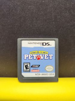 NINTENDO DS PET VET