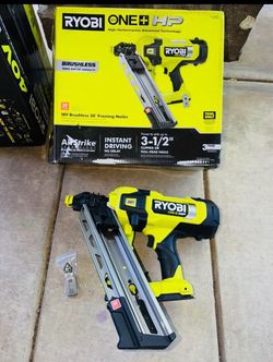 RYOBI ONE+ HP 18V Brushless Cordless AirStrike 30° Framing Nailer (Tool Only)