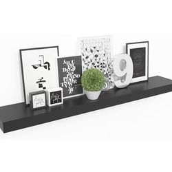 New!✨ 36x6 black floating shelf