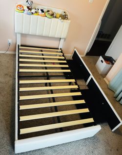 Twin Size Frame With Storage