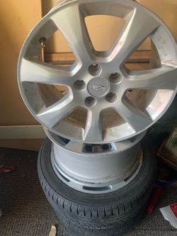 2016 Cadillac ATS rims and tires