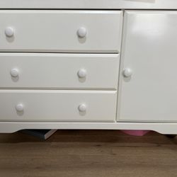 Girl Dresser Changing Table 